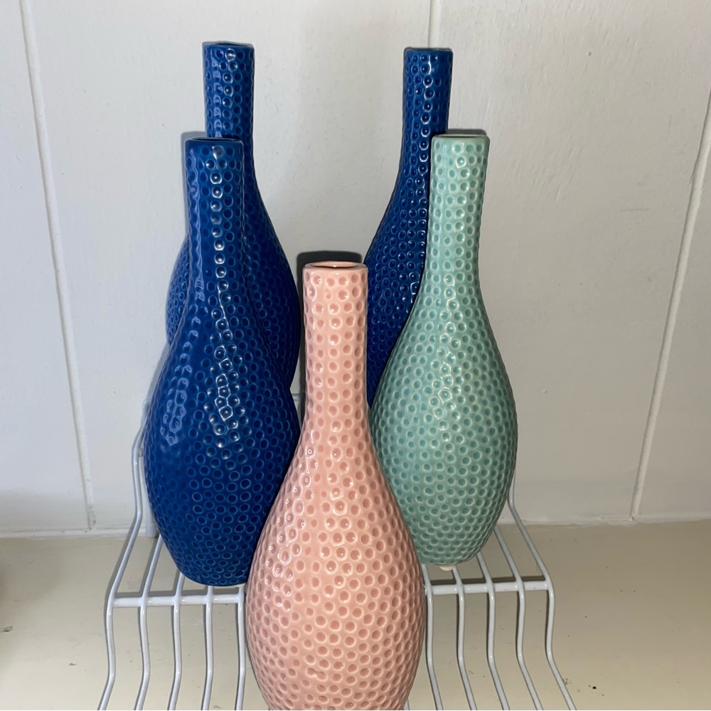 Set of 5 Beautiful vases.